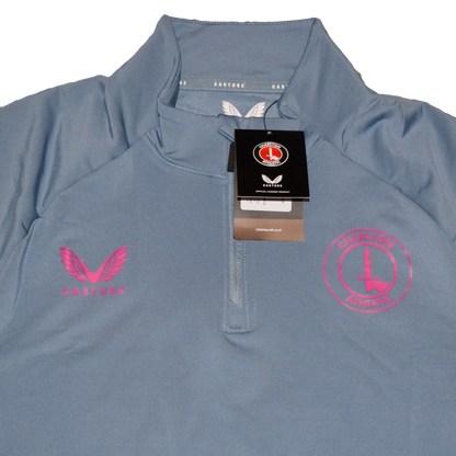 Charlton 2024/25 Προπονητικό Τοπ με 1/4 Φερμουάρ Large BNWT