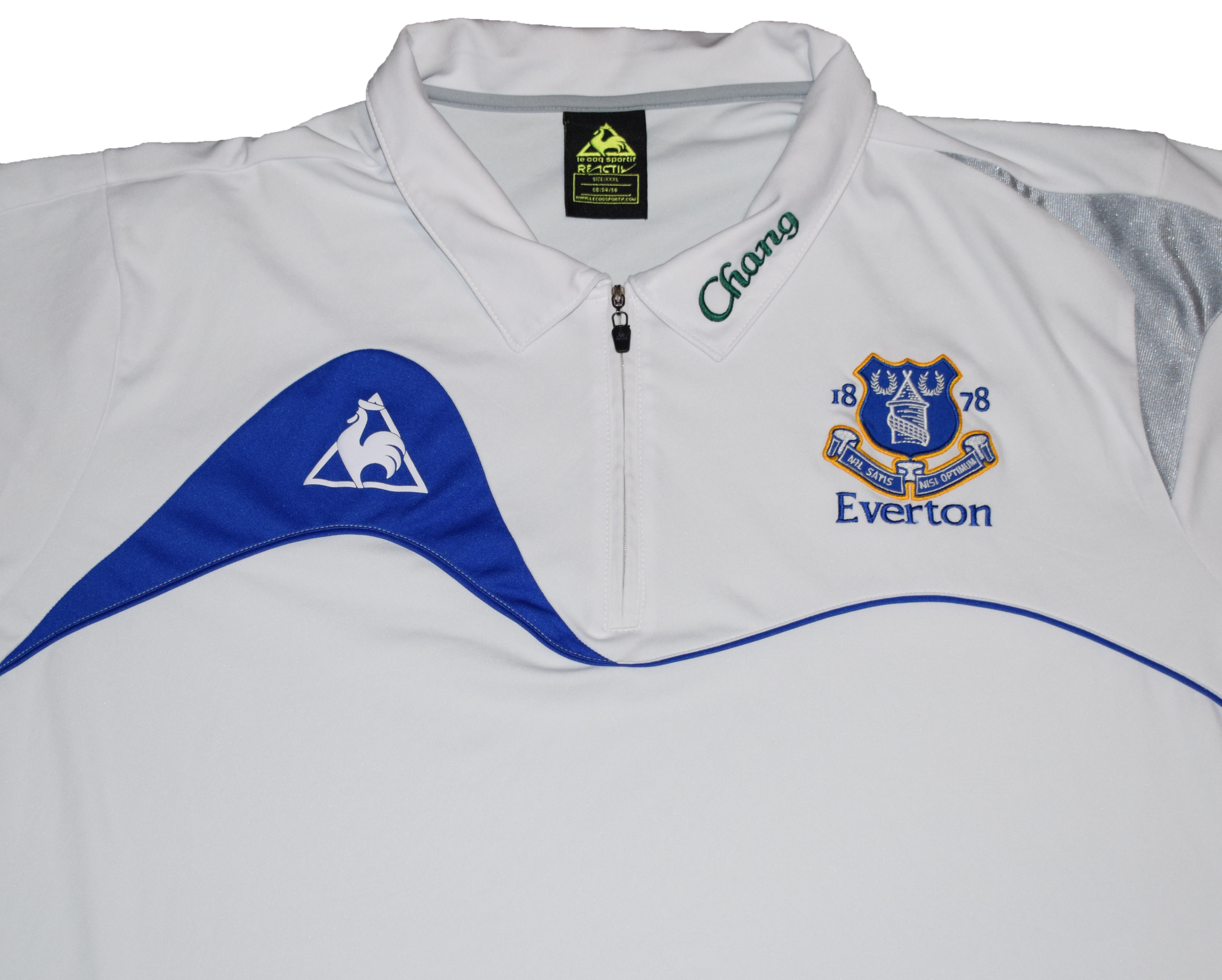 Everton 2009/10 Zip Polo Shirt XXXL