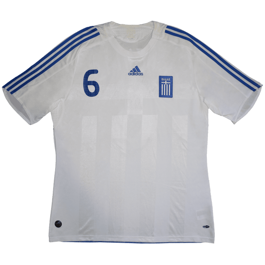 Greece 2008 EURO Away Kit with Official Angelos Basinas Print XL