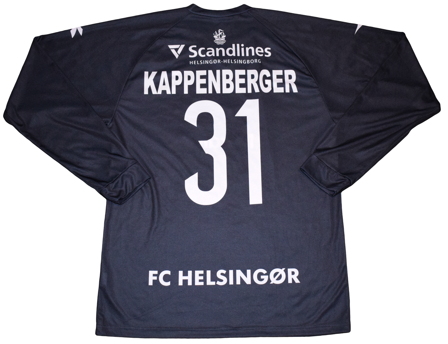 FC Helsingor 2017/18 Εμφάνιση Τερματοφύλακα με τύπωμα Kappenberger Μακρυμάνικη XL