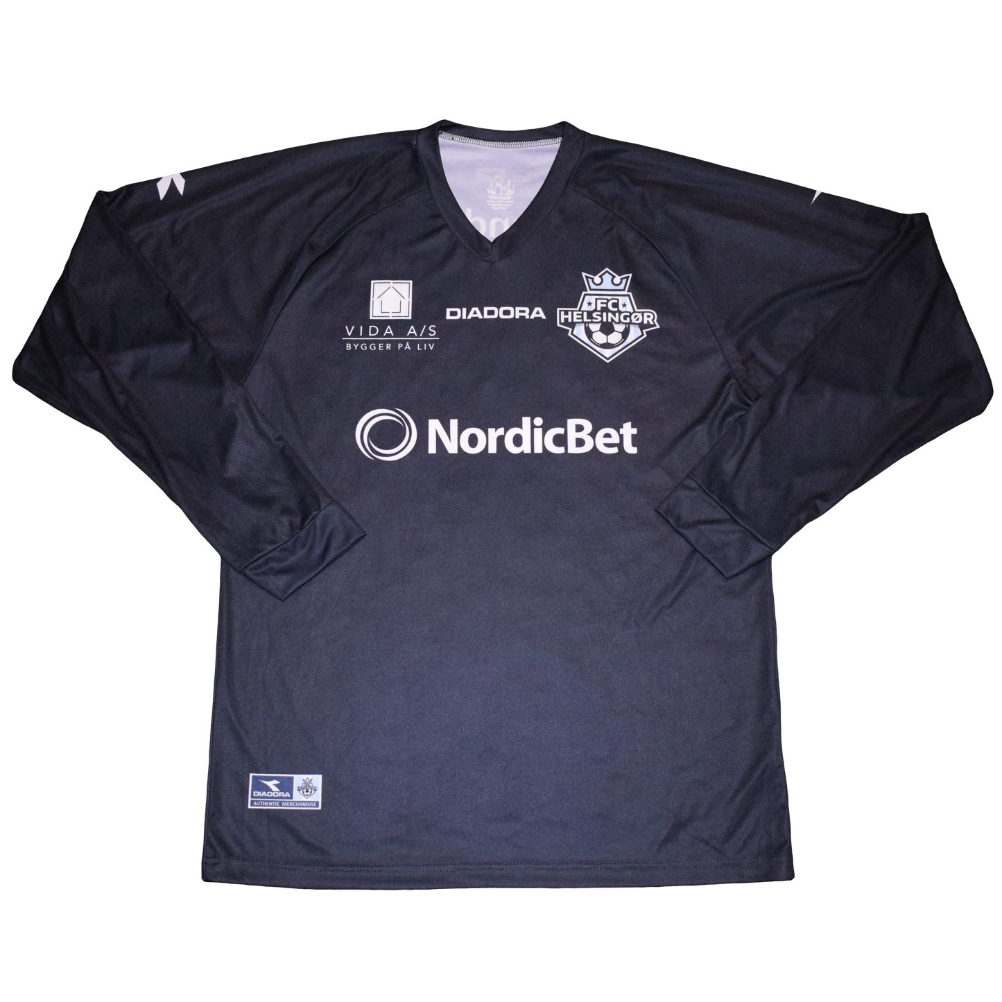 FC Helsingor 2017/18 Εμφάνιση Τερματοφύλακα με τύπωμα Kappenberger Μακρυμάνικη XL