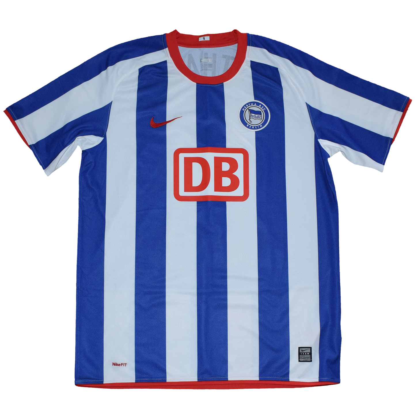 Hertha Berlin 2008/09 Home kit with Official Voronin Print Large