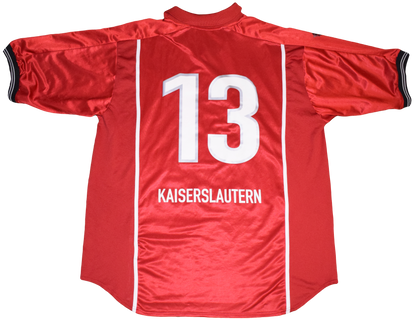 FC Kaiserslautern 1999/00 Εντός έδρας Eμφάνιση με τύπωμα αριθμού 13 XL