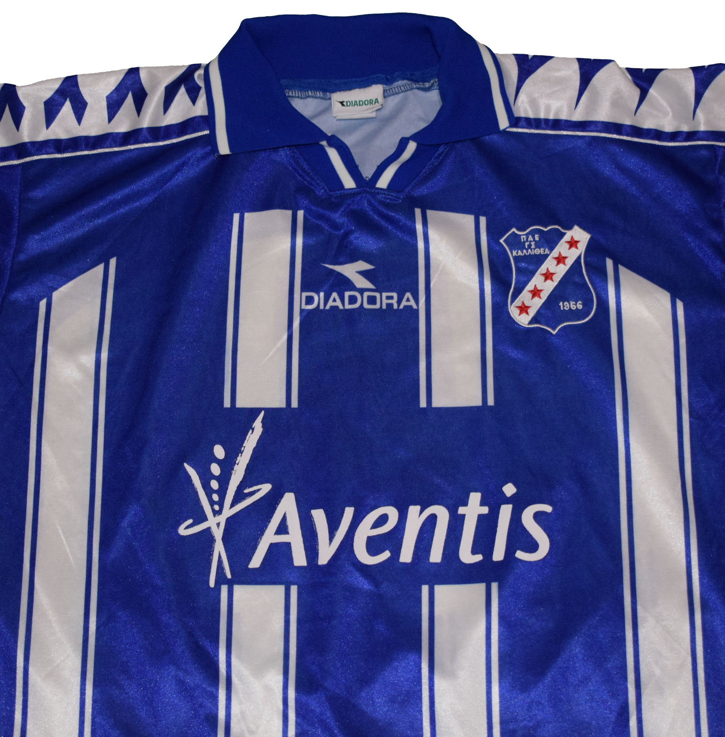 Athens Kallithea 2002/03 Home kit with Official Dimitriou Print XL