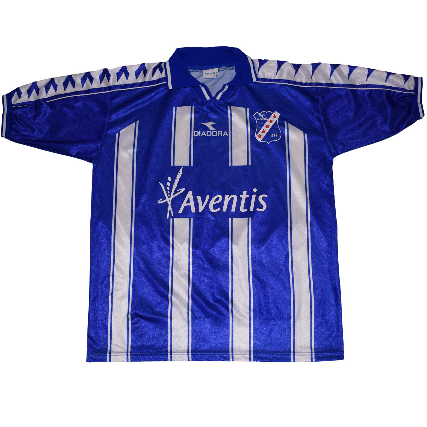 Athens Kallithea 2002/03 Home kit with Official Dimitriou Print XL