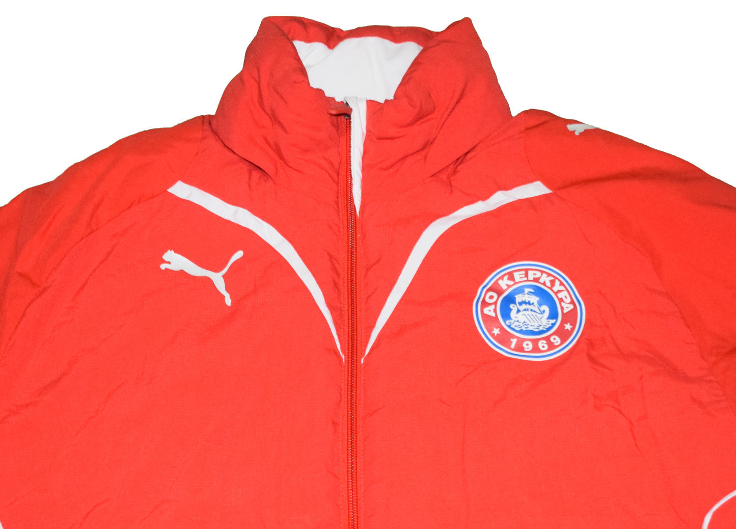 AO Kerkyra 2010/11 Puffer Jacket Medium