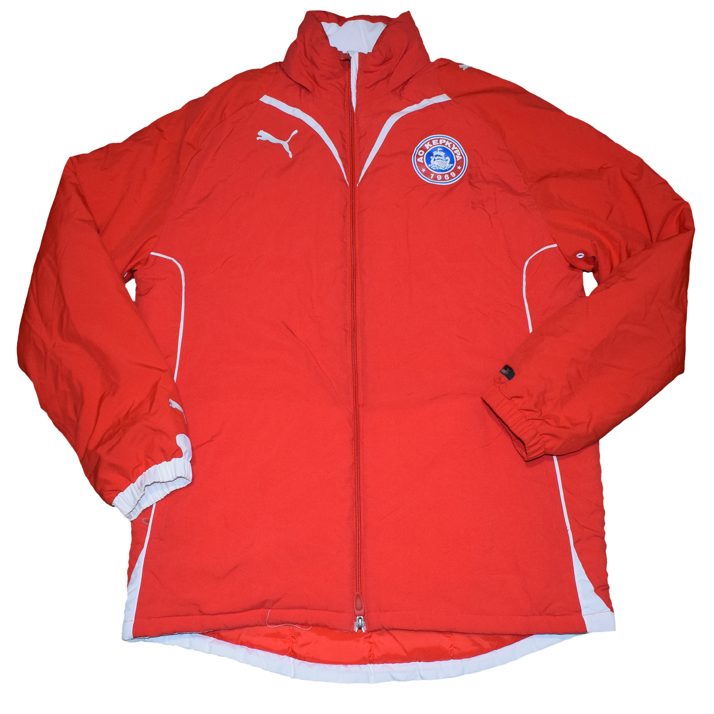 AO Kerkyra 2010/11 Puffer Jacket Medium