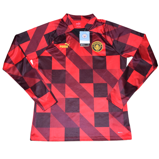Manchester City 2022/23 Pre Match kit Longsleeve Large BNWT