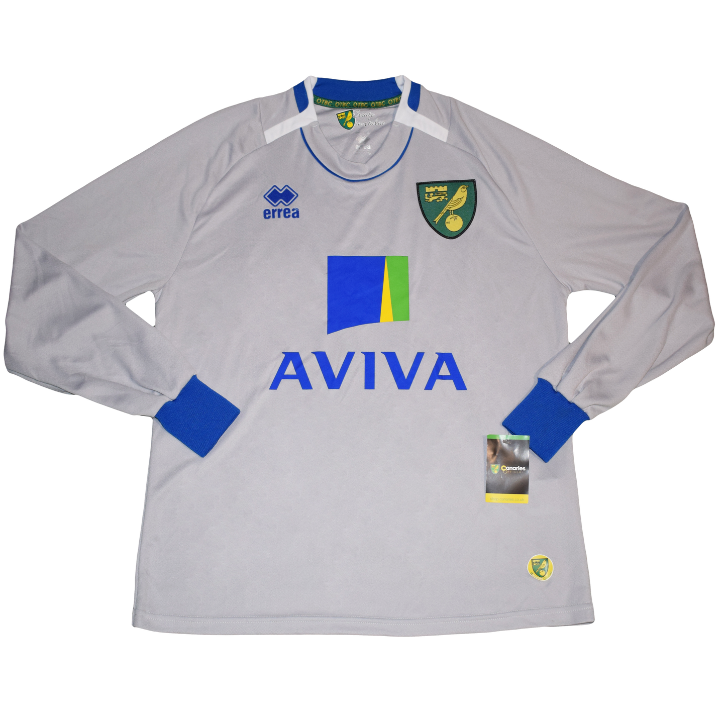 Norwich City 2014/15 Εμφάνιση Τερματοφύλακα Μακρυμάνικη Small BNWT
