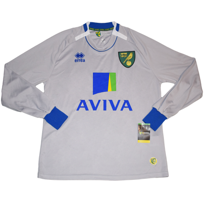 Norwich City 2014/15 Εμφάνιση Τερματοφύλακα Μακρυμάνικη Small BNWT