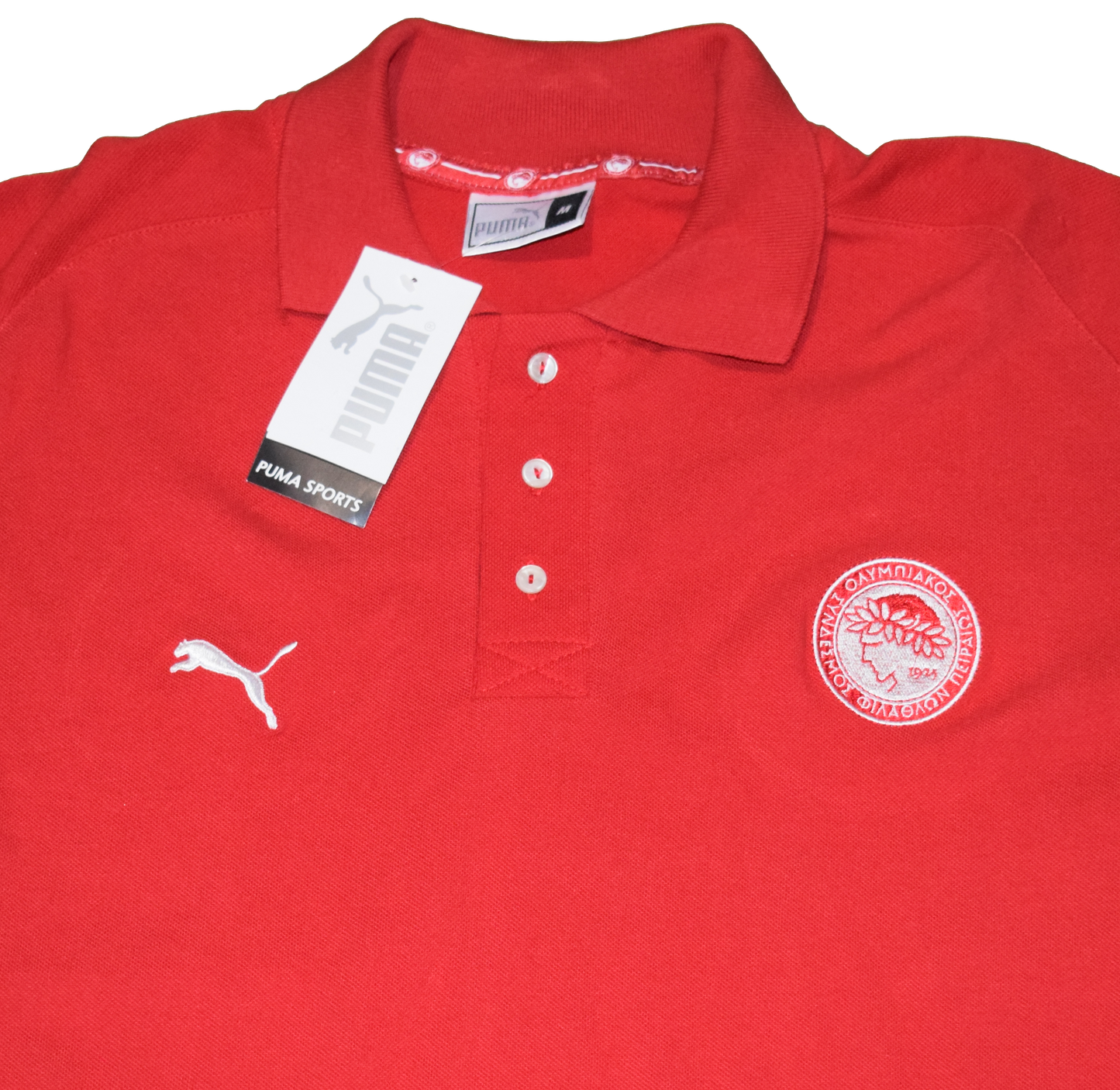 Olympiacos 2000s Training Polo Shirt Medium BNWT