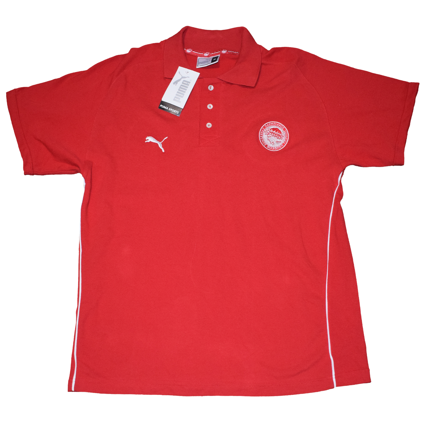 Olympiacos 2000s Training Polo Shirt Medium BNWT