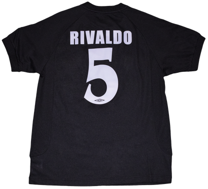 Olympiacos 2004/05 Away kit with Official Rivaldo Print Small BNWT