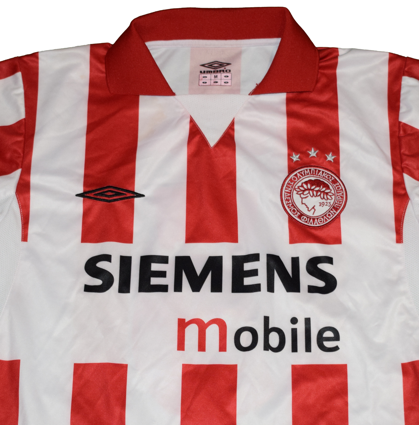 Olympiacos 2004/05 Home kit with Official Rivaldo Print Medium