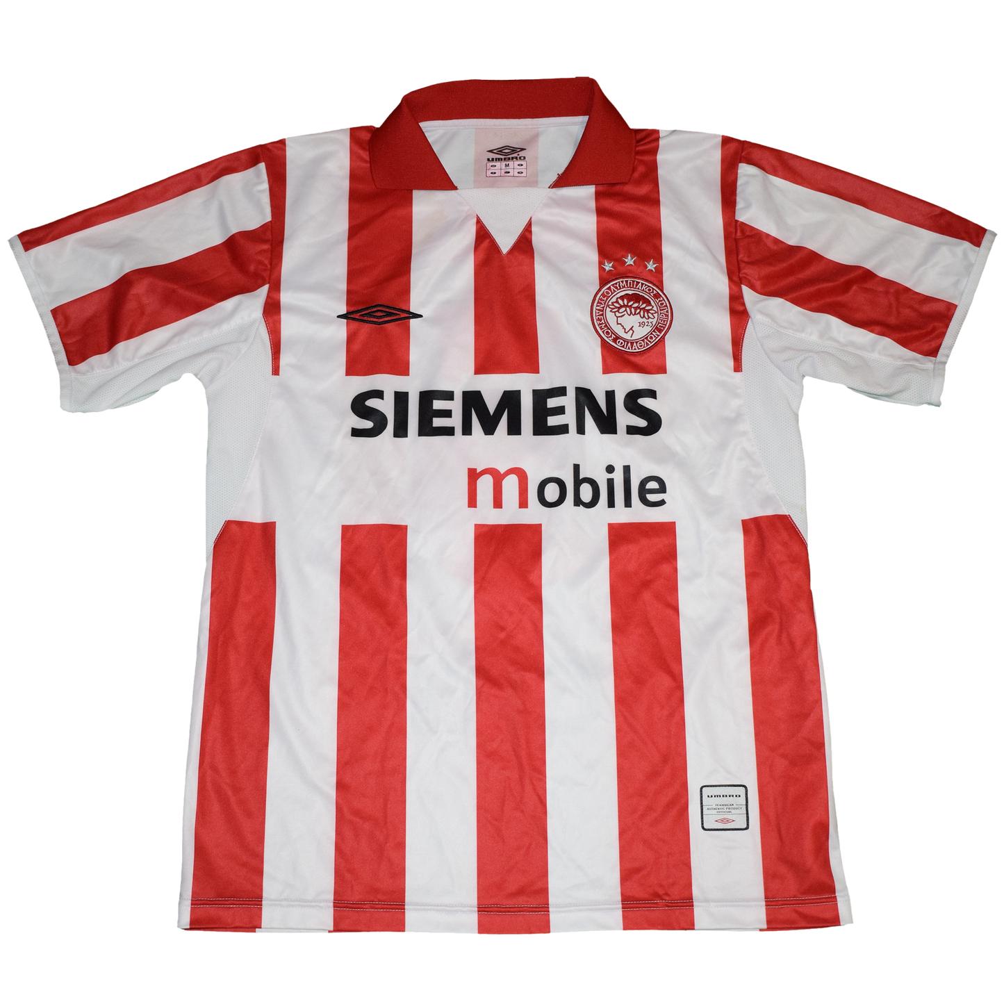 Olympiacos 2004/05 Home kit with Official Rivaldo Print Medium