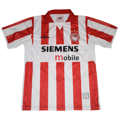 Olympiacos 2004/05 Home kit with Official Rivaldo Print Medium