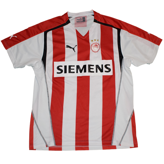 Olympiacos 2005/06 Home kit with Official Rivaldo Print Large