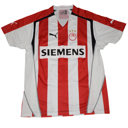 Olympiacos 2005/06 Home kit with Official Stoltidis Print Large