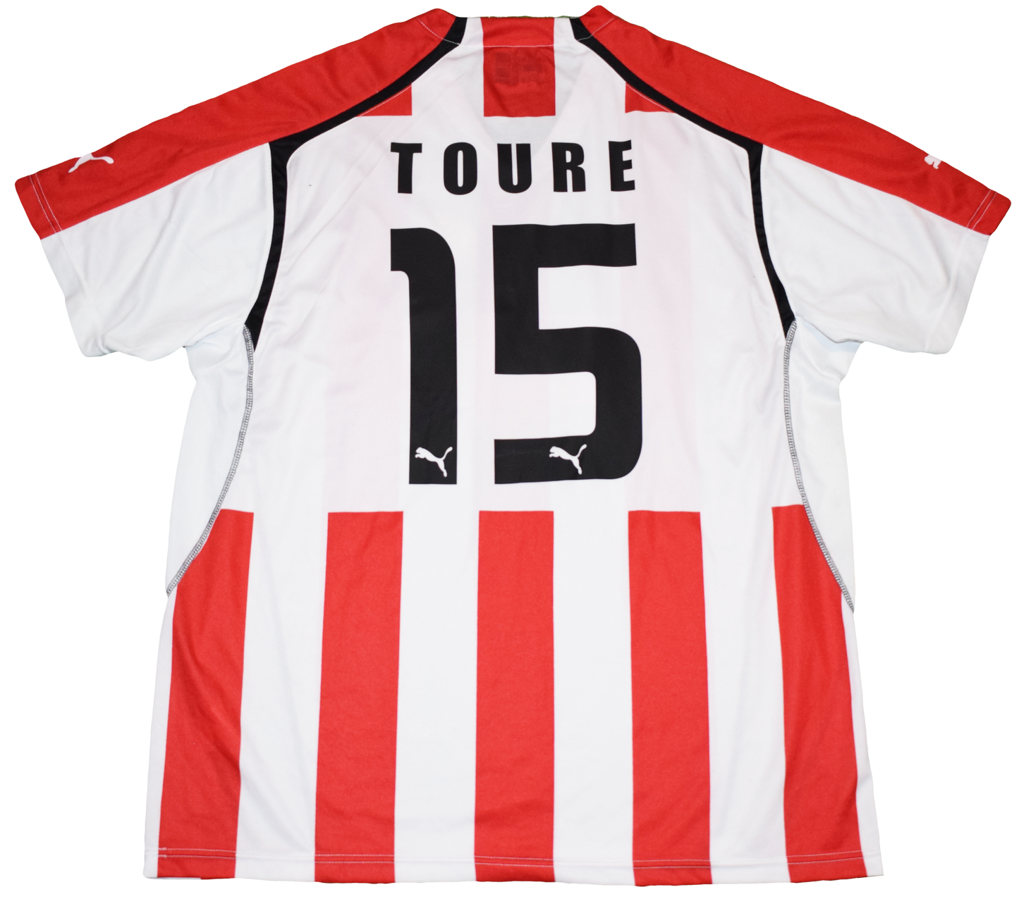 Olympiacos 2005/06 Home kit with Official Yaya Toure Print XXL
