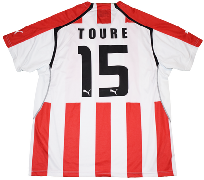 Olympiacos 2005/06 Home kit with Official Yaya Toure Print XXL