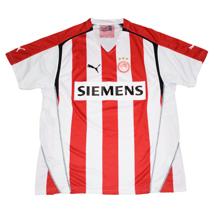 Olympiacos 2005/06 Home kit with Official Yaya Toure Print XXL