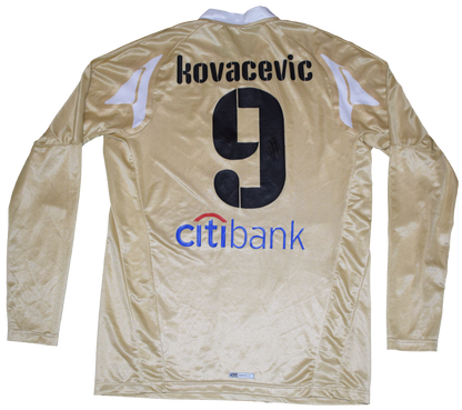 Olympiacos 2007/08 Third kit with Official Kovacevic Print Longsleeve Medium