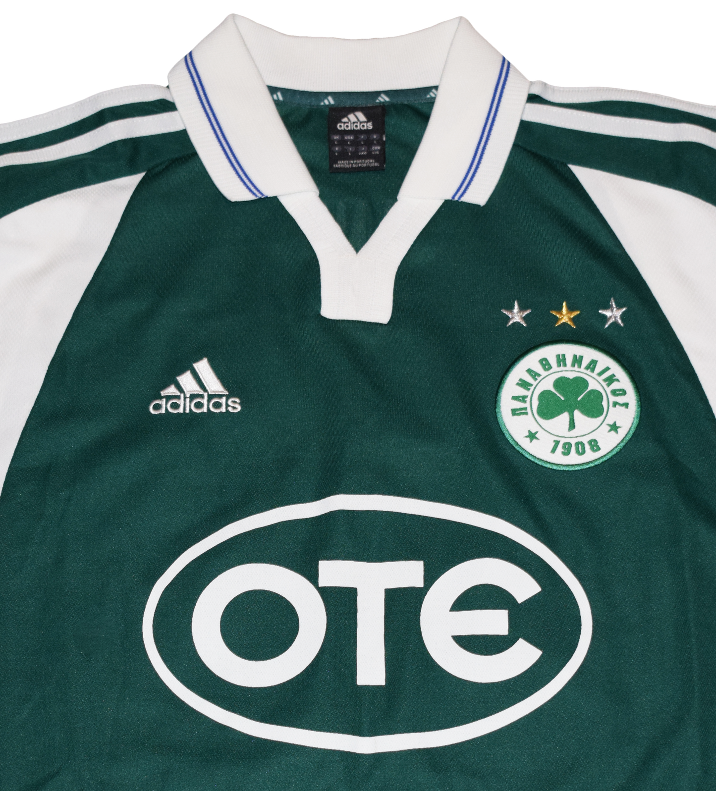 Panathinaikos 2002/03 Home kit with Konstantinidis Print Large
