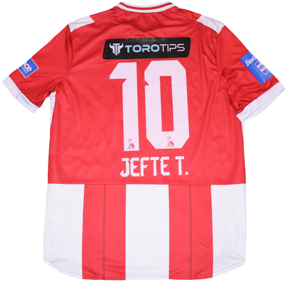 Πανσερραϊκός 2024/25 Εντός Έδρας Εμφάνιση με επίσημο τύπωμα JEFTE BENTANCUR Large BNWT