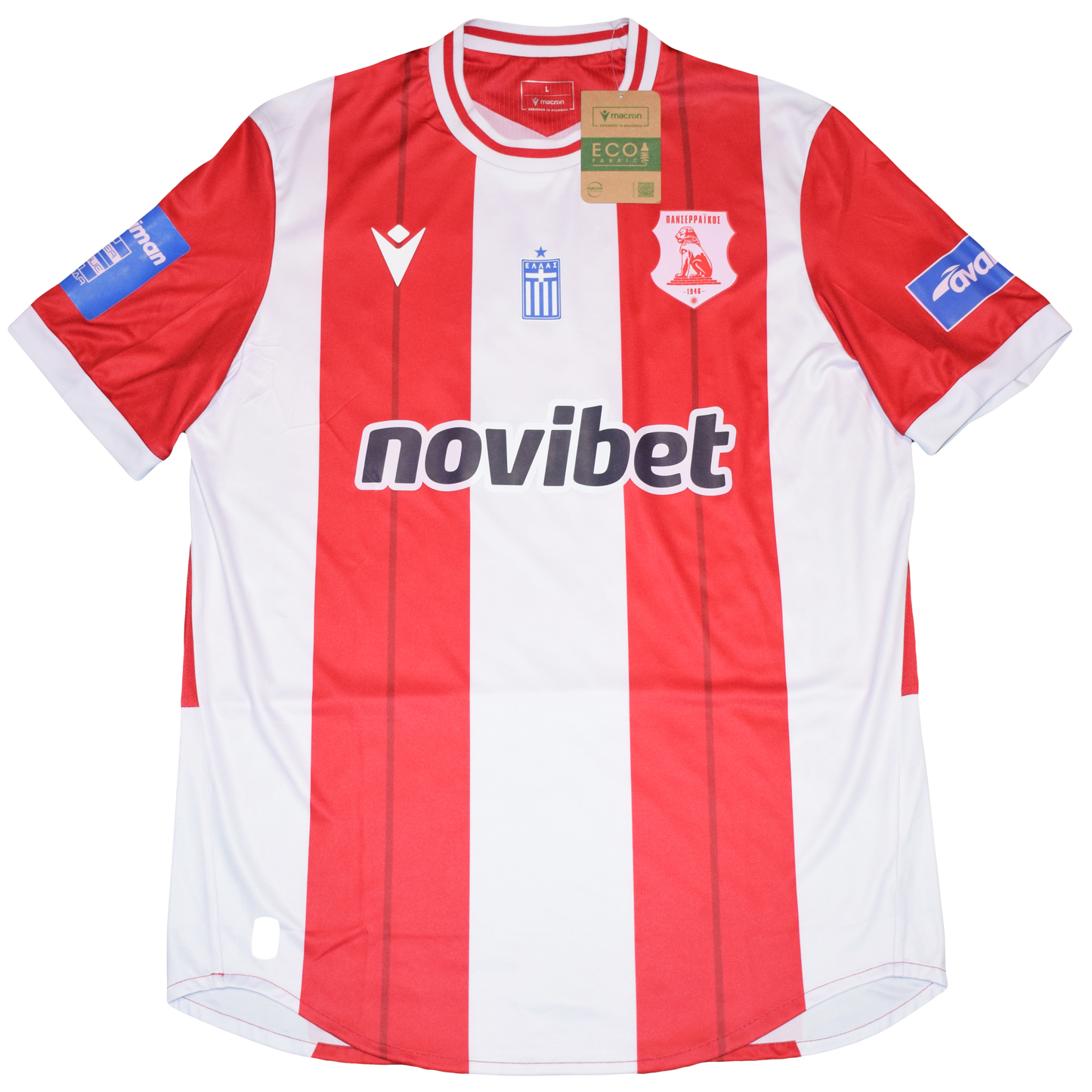 Πανσερραϊκός 2024/25 Εντός Έδρας Εμφάνιση με επίσημο τύπωμα JEFTE BENTANCUR Large BNWT