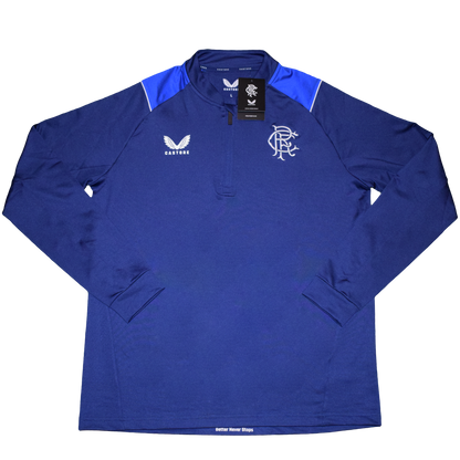 Rangers 2022/23 Half Zip Training Sweatshirt Large BNWT