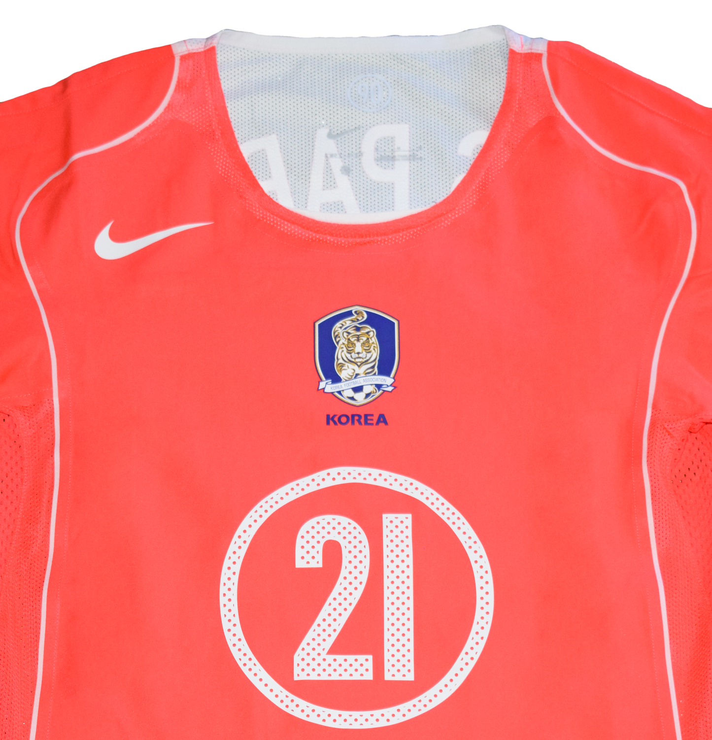 South Korea 2004 Home kit REISSUE with Official J. S. Park Print Medium BNWT