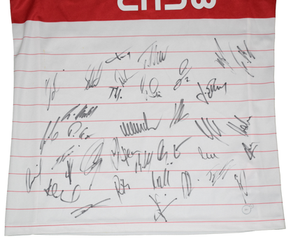 Stuttgart 2013/14 Home kit Signed by all squad Longlsleeve Large