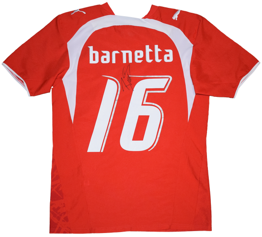 Switzerland 2006 Home kit with Official Barnetta Print SIGNED XS