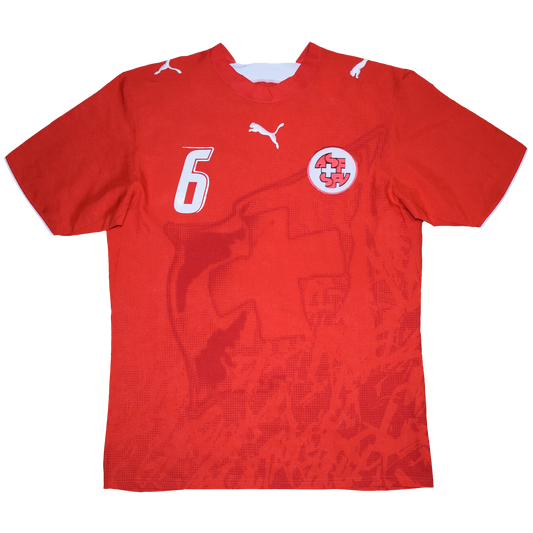 Switzerland 2006 Home kit with Official Vogel Print Small