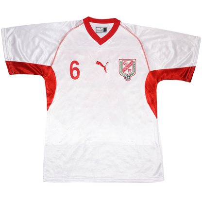 Τυνησία 2002 WORLD CUP Εντός έδρας Εμφάνιση με τύπωμα Trabelsi