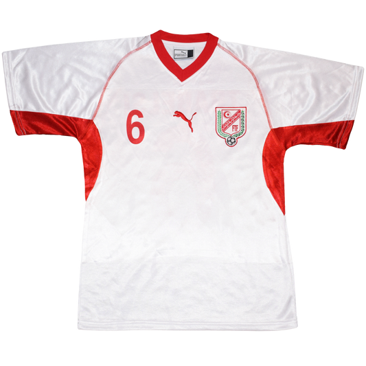 Τυνησία 2002 WORLD CUP Εντός έδρας Εμφάνιση με τύπωμα Trabelsi