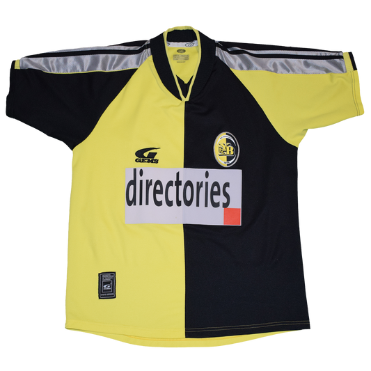 Young Boys 2002/03 Home kit with Official 6 Print XS