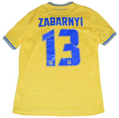 Zabarnyi Matchworn Ukraine 2024 Home kit Large
